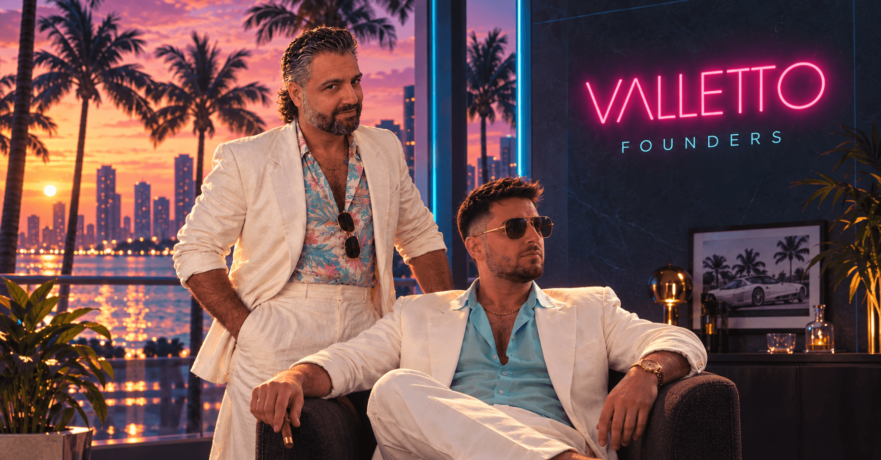Nir and Adam together in Miami, the home of Valletto